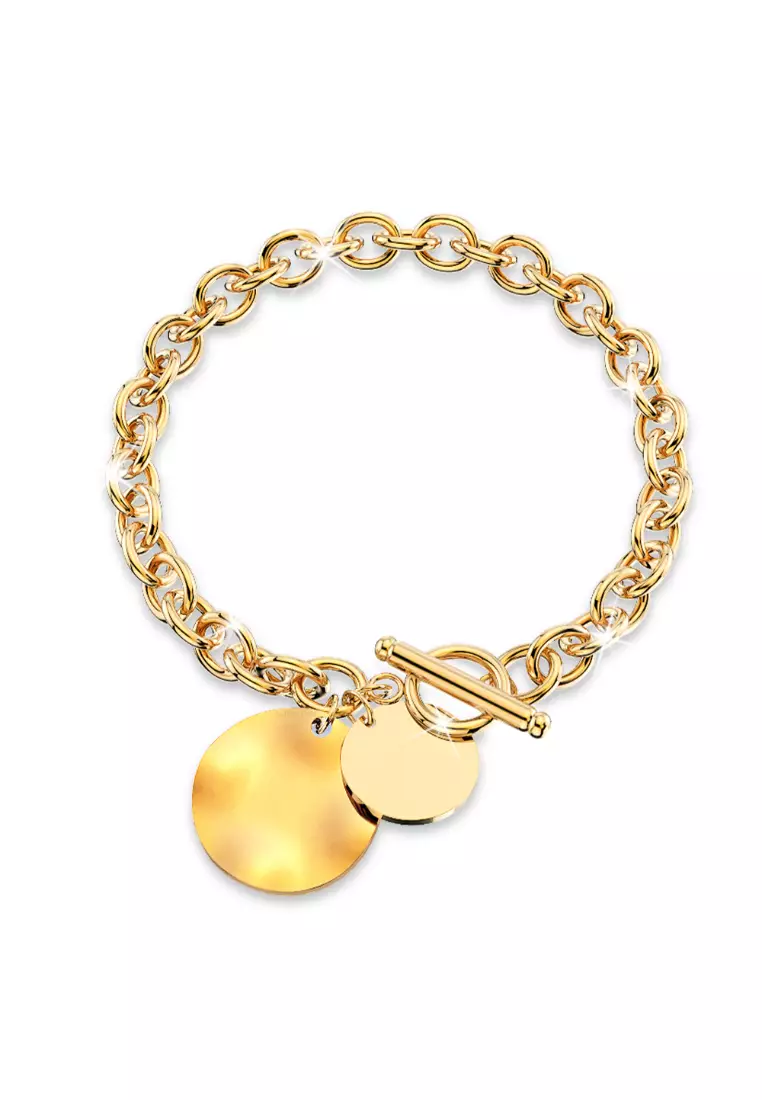 Gold toggle bracelet new arrivals