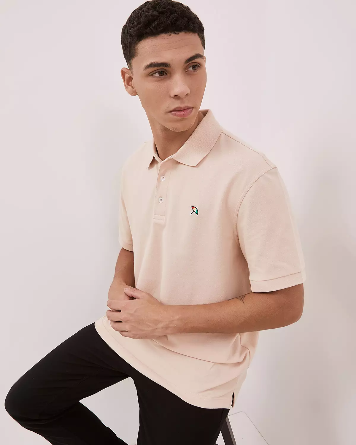 MEN'S PINK POLO SHIRT