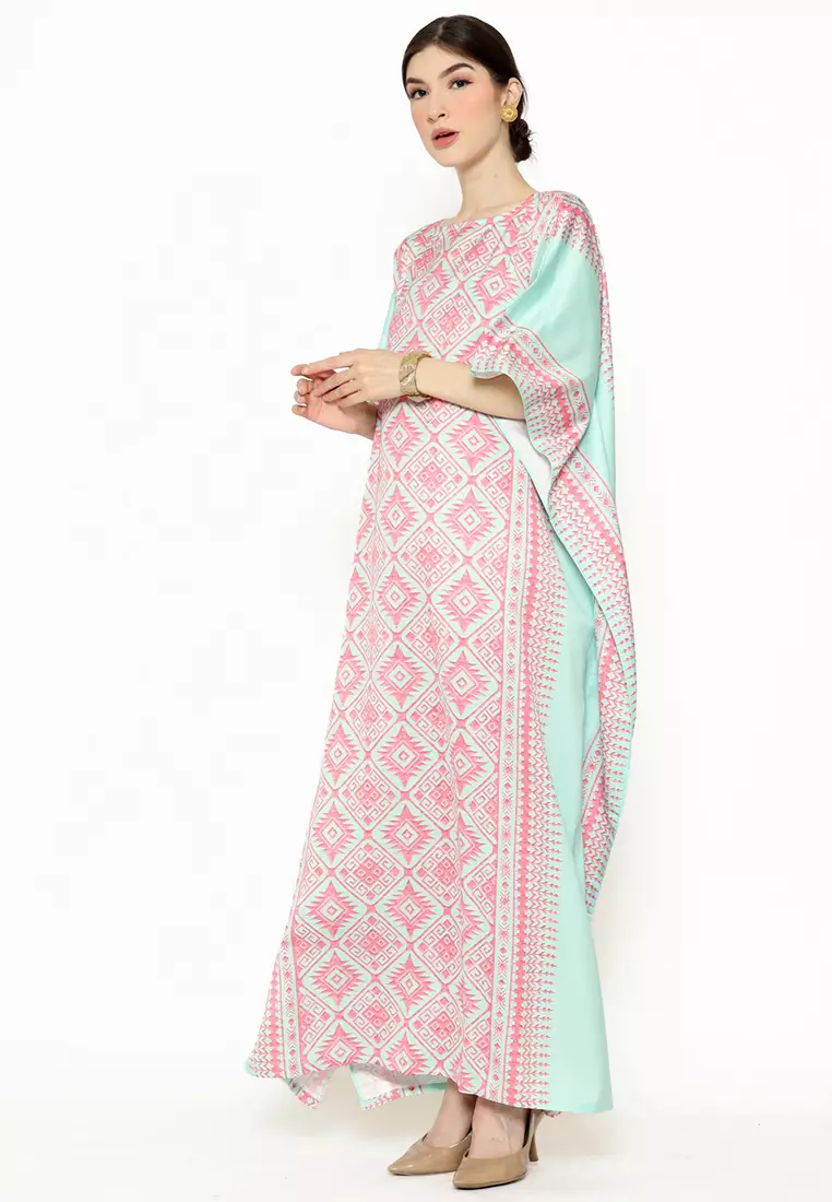 Kanzi Exclusive Short Sleeve Songket Kaftan