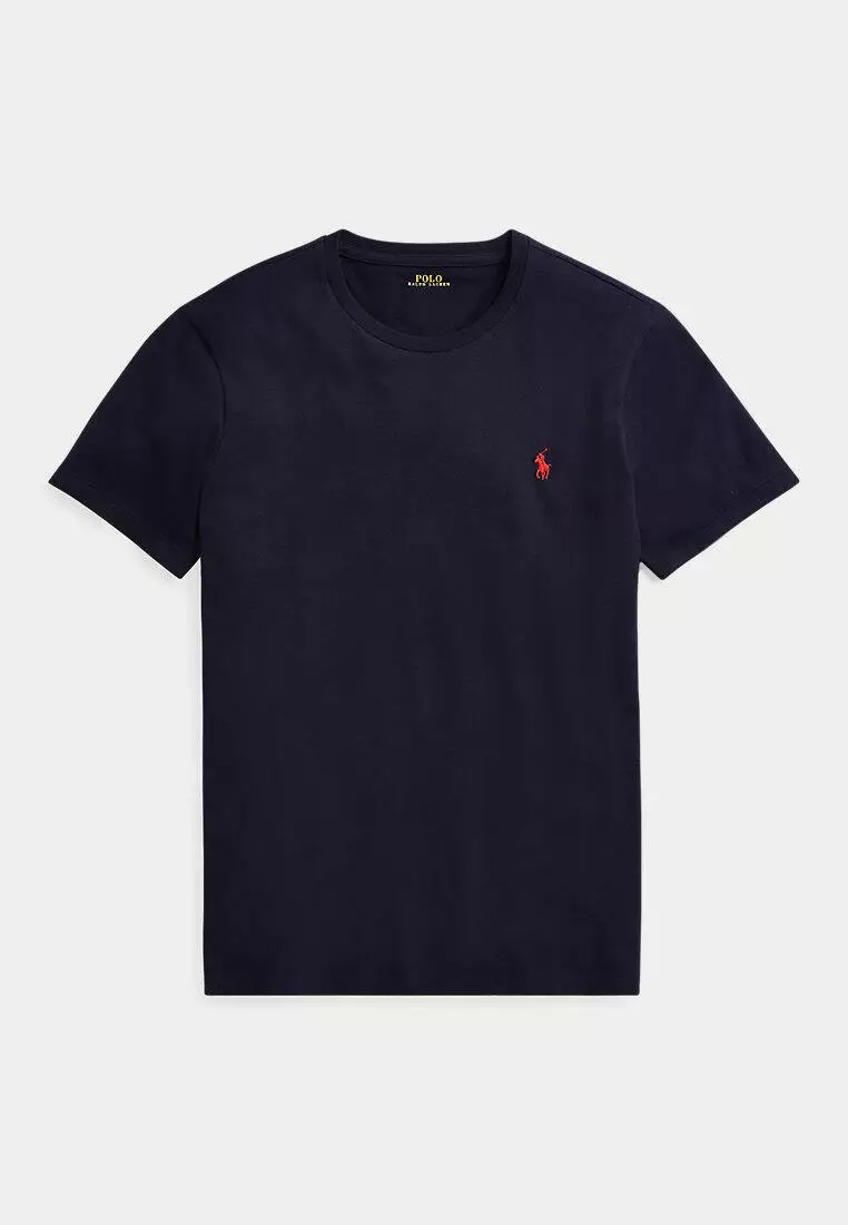 Custom Slim Fit Jersey Crewneck T-Shirt