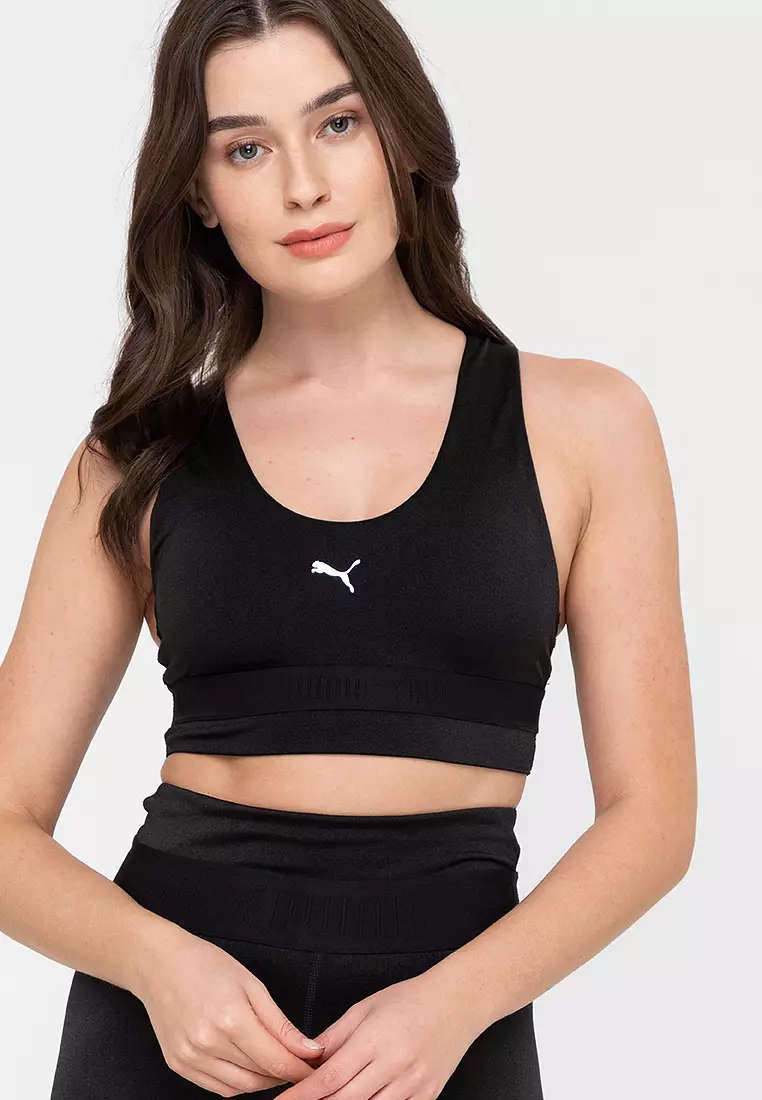 Puma MID IMPACT STRONG SHINE BRA - Medium support sports bra