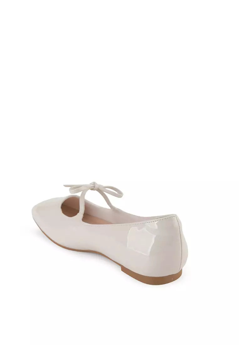 HONEY J2475-3 FLAT SHOES CREAM