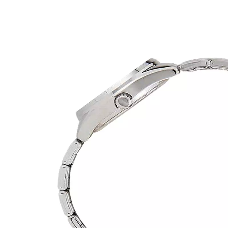 Jam Tangan Wanita Casio General LTP-1335D-7AVDF Enticer Ladies Silver Dial Stainless Steel Band