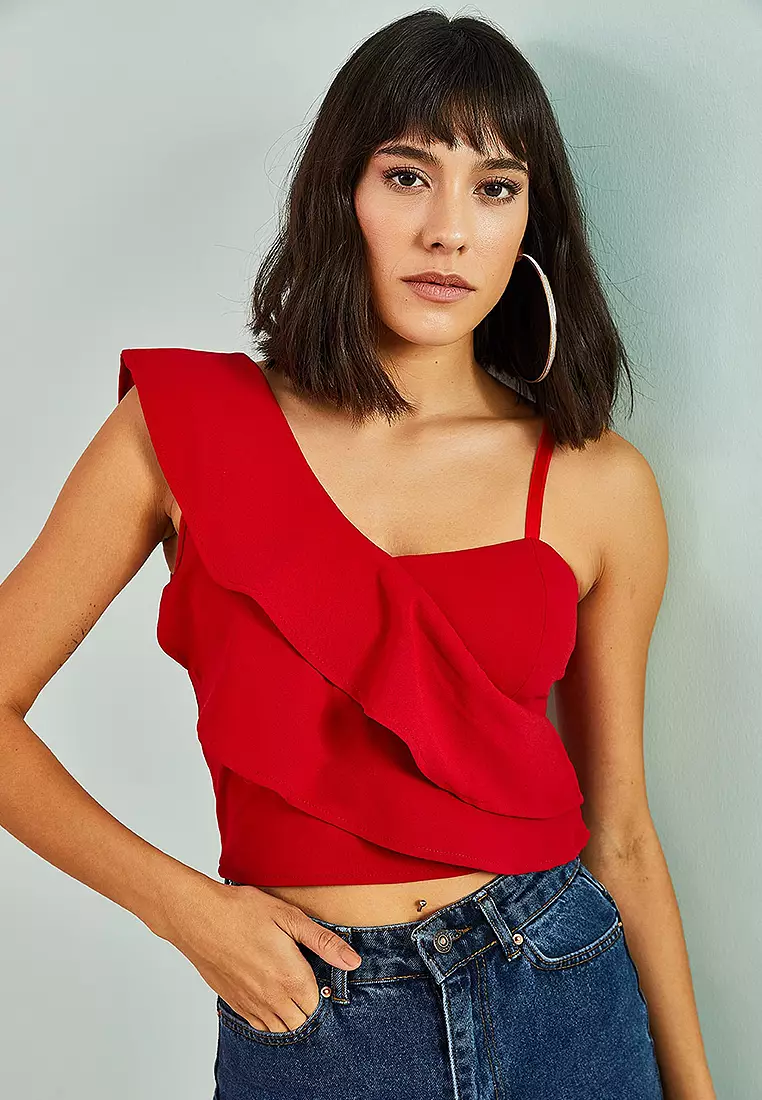Ruffle Crop Top