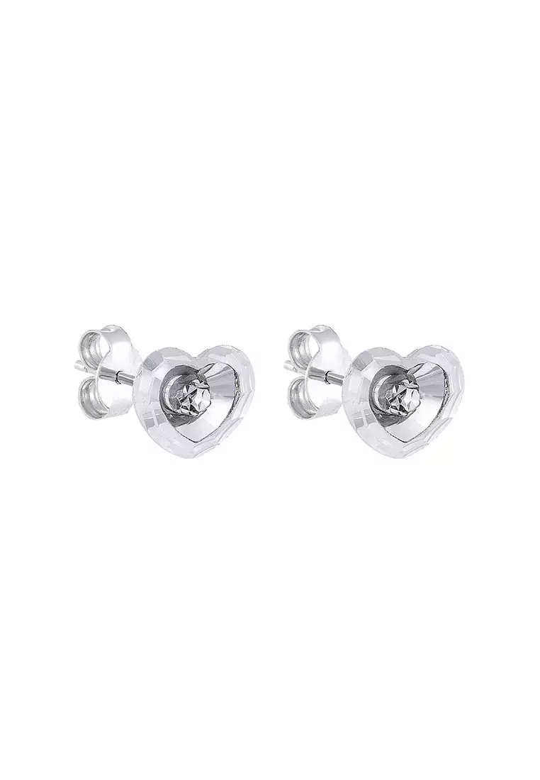 HABIB 750/18K White Gold Earrings GEB1231