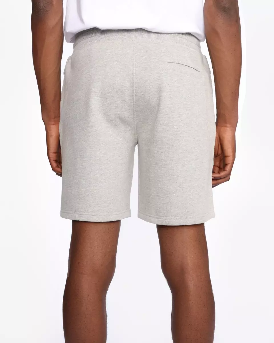 Liverpool FC LFC Grey Marl Sweat Short - Official LFC Celana Original Pria