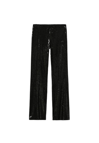 Mango Sequined Trousers | ZALORA Philippines
