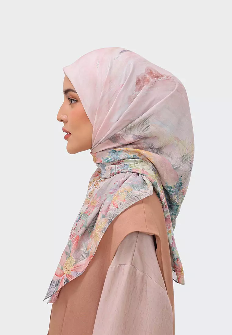 Ria Miranda Peach Naira Scarf