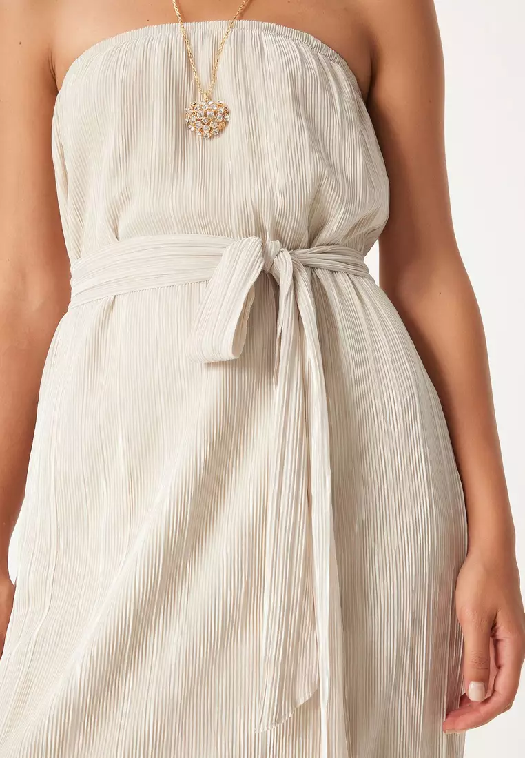 Pleated Maxi Dress