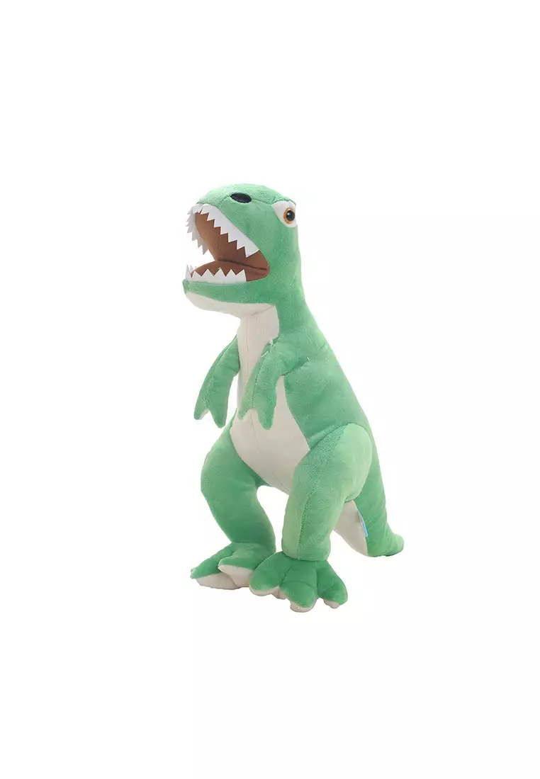 Boneka Binatang Animal Plush Dinosaurus T-Rex Hijau 15x36 cm