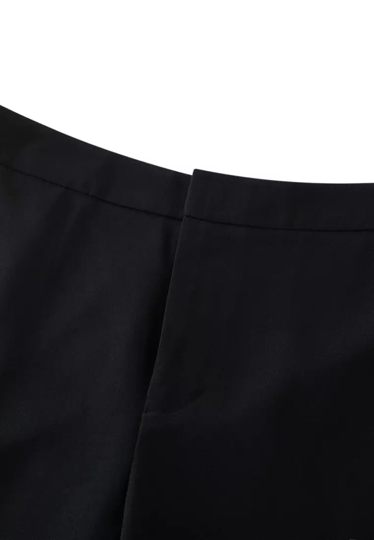 Polyester 煙管剪裁西裝褲