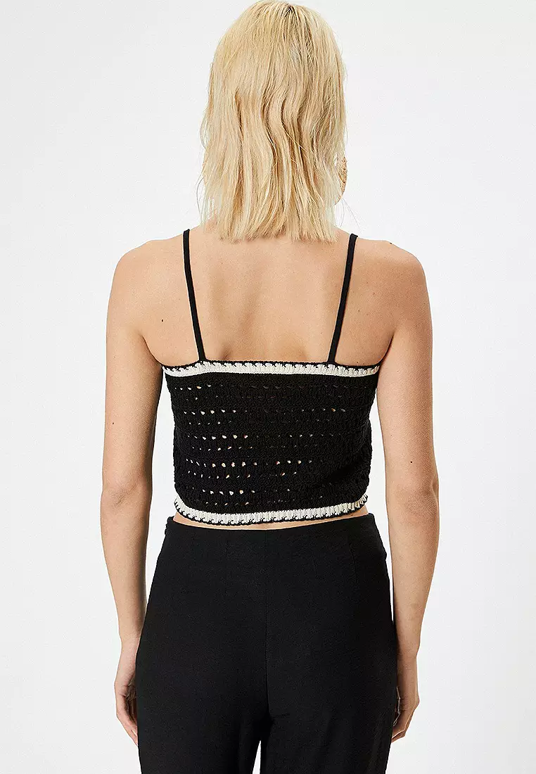 Open Knitted Blouse