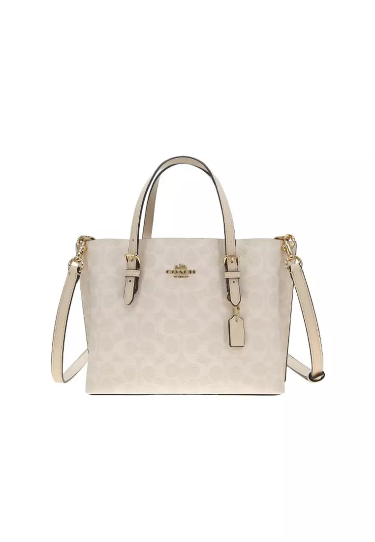 Buy COACH Mollie Tote Bag 25 In Signature Canvas CV965 2026 Online