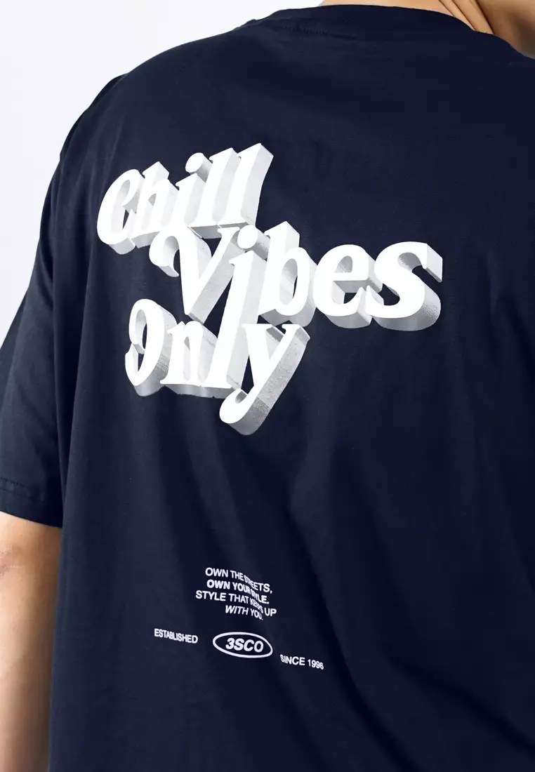 3Second Men's T-Shirt Short Sleeve Regular Fit Cotton Darte OL-C910325