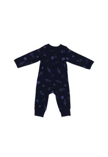 Buy Baby Lovett Space Travels Two Way Zipper Suit Blue Online On Zalora Singapore