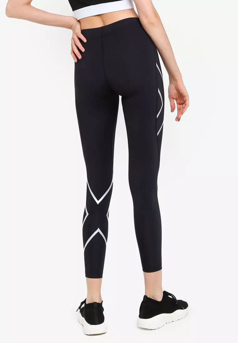 2XU High Rise Compression tights (Navy color, size XS), 女裝, 運動