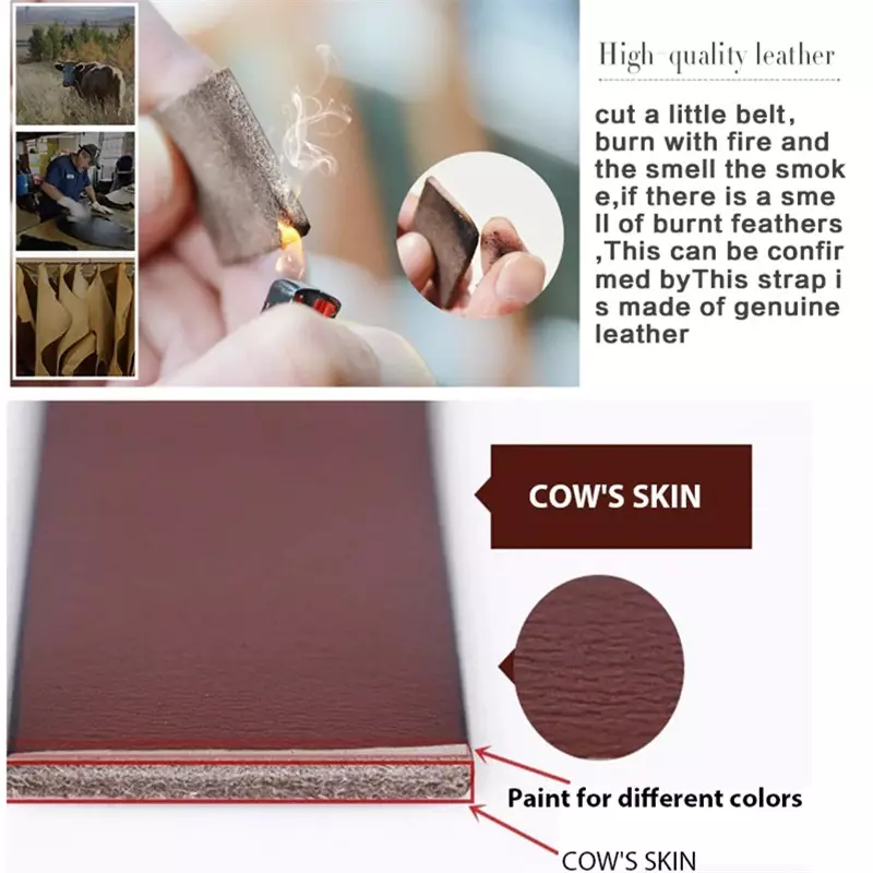 Cowather Gesper Ikat pinggang Pria Kulit Sapi Asli XF010 - COFFEE