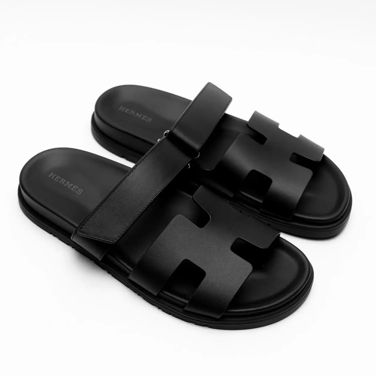 Chypre Calfskin Sandals Black Women