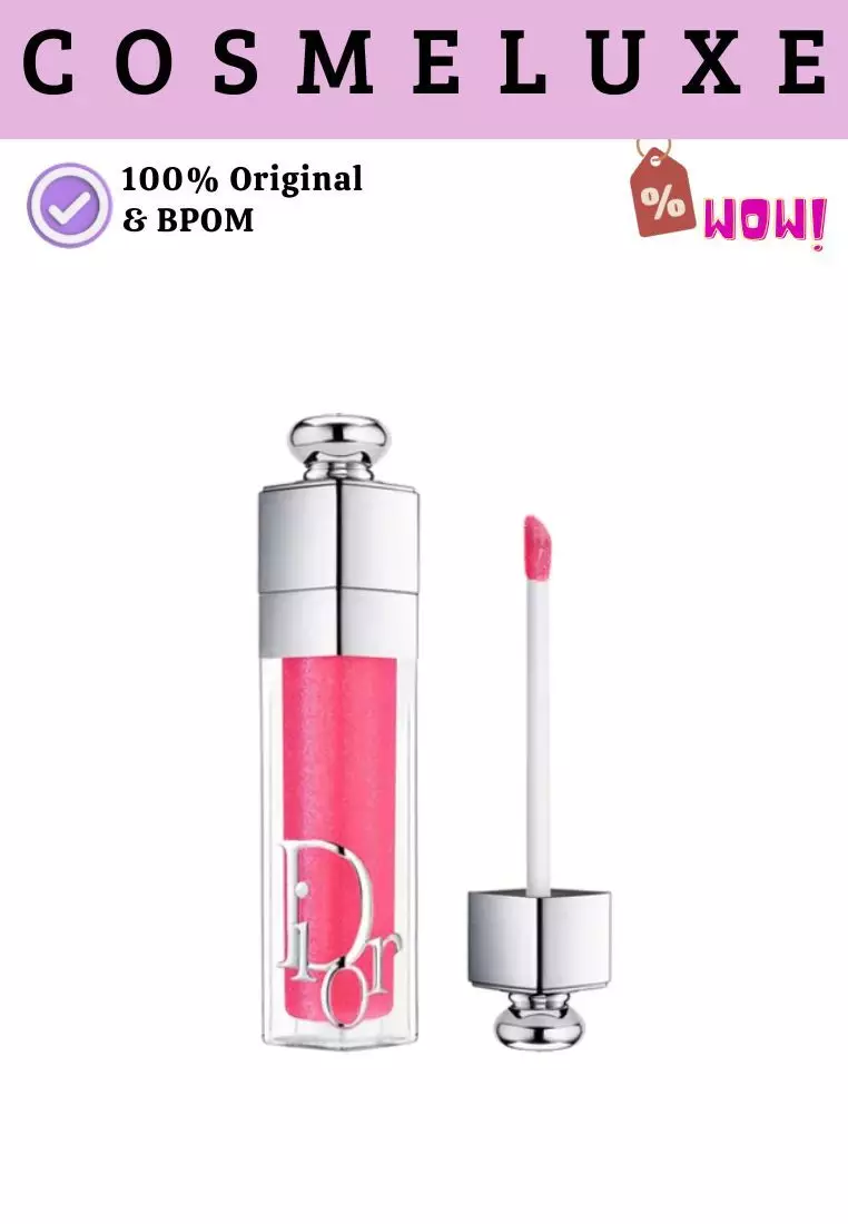 Dior Addict Lip Maximizer Plumping Gloss • 6ml - 005 Shimmer Strawberry