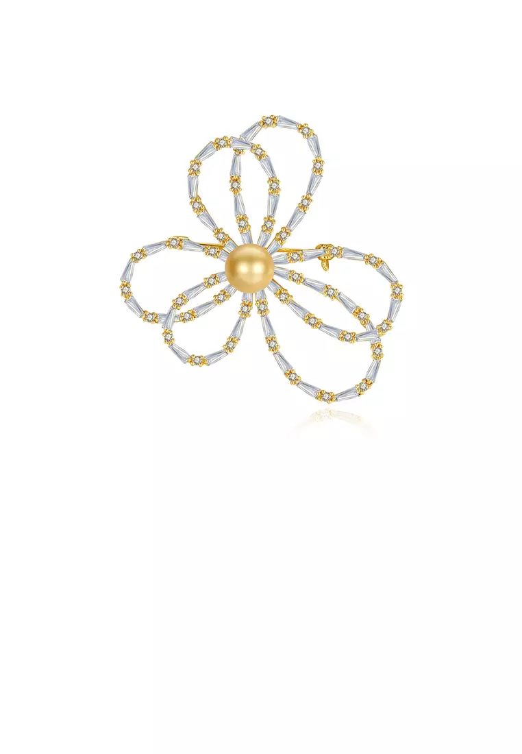 Champagne brooch clearance