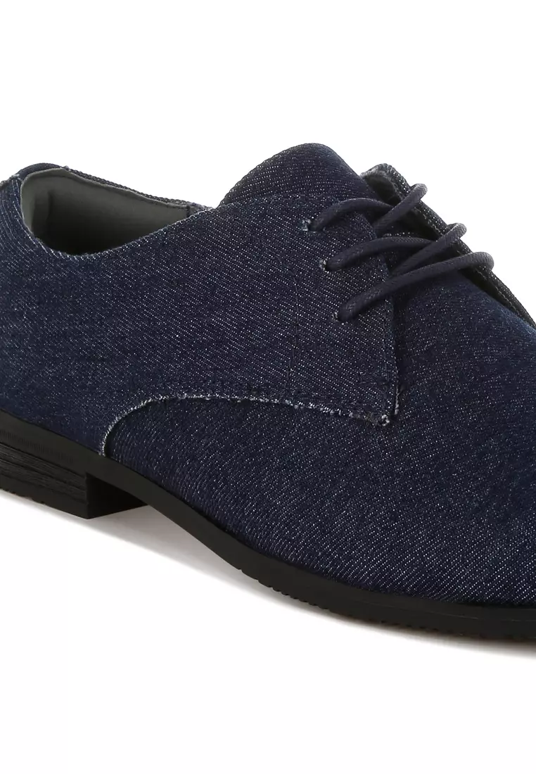 Men's Denim Oxford Shoes