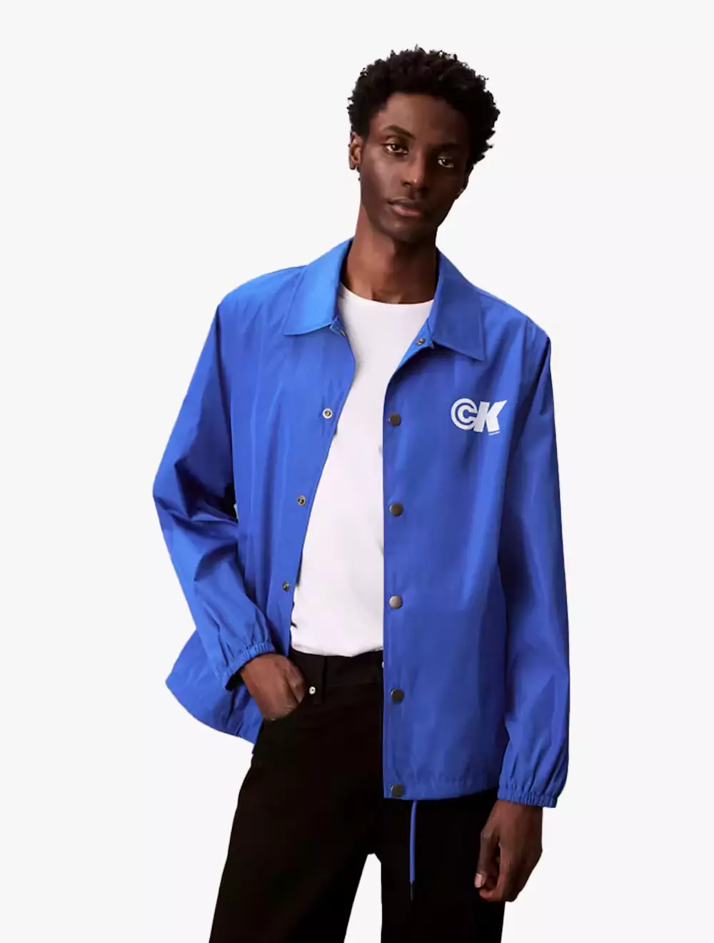 Calvin Klein - Sport Monogram Logo Coach Jacket