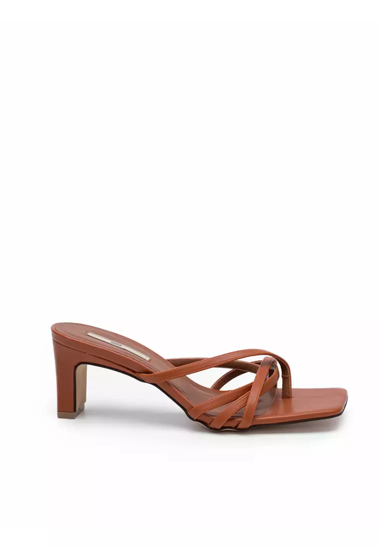 Tan slide heels store