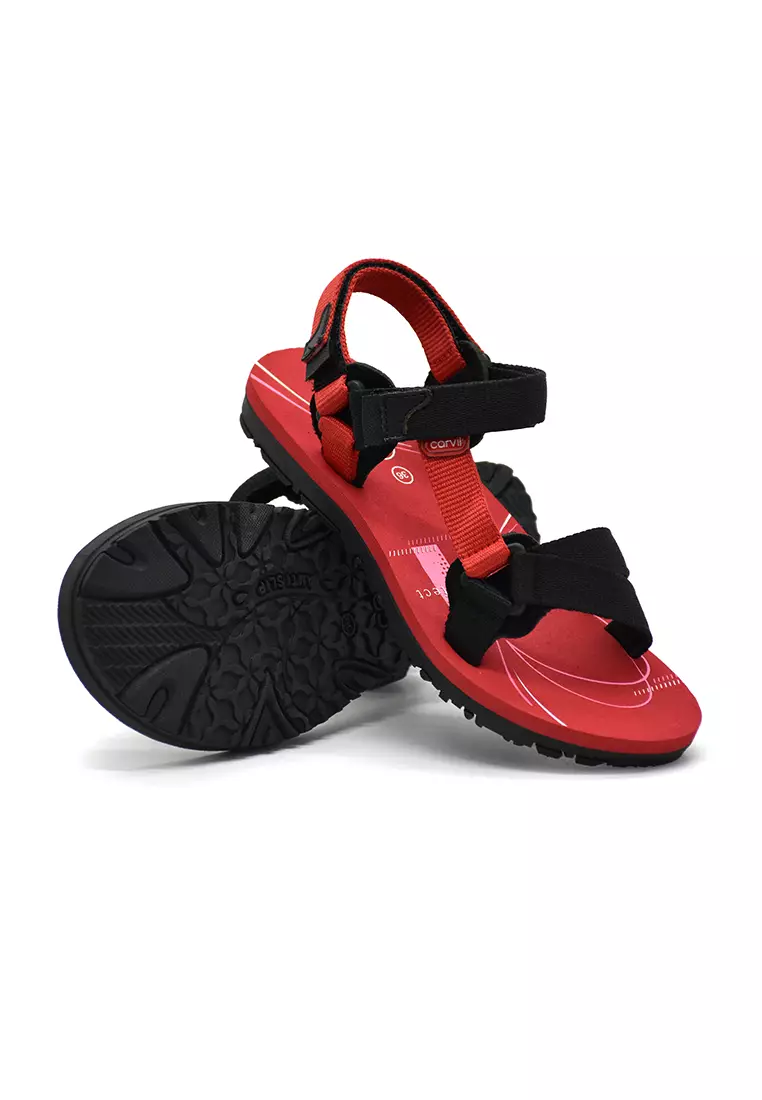 Carvil Sandal Gunung Wanita Niken-GL Black/Red