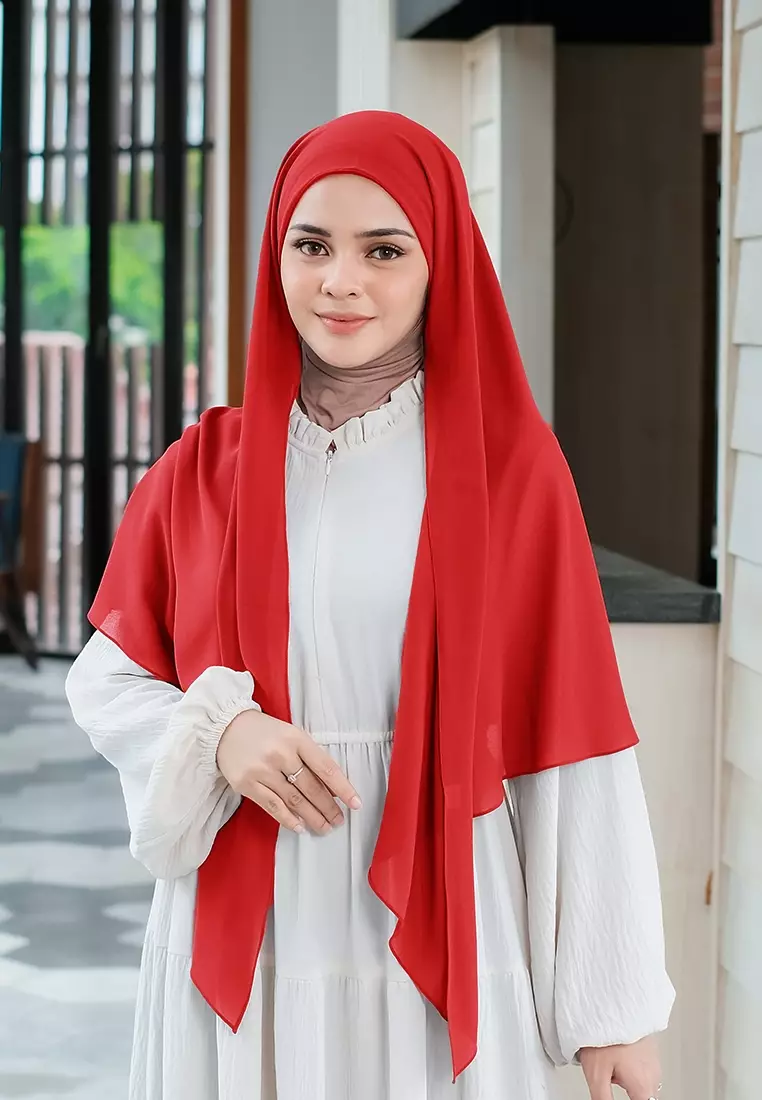 HIJAB INSTAN PAULA - RED