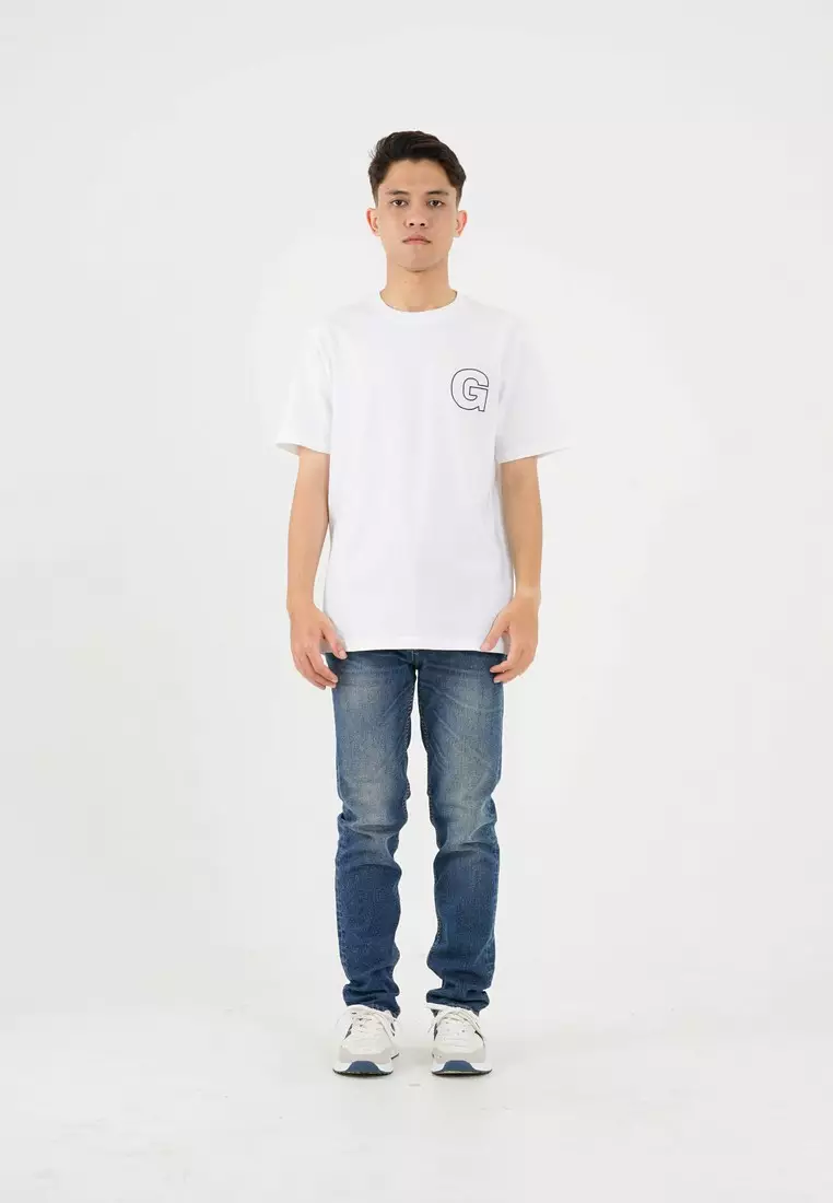 Greenlight Men's T-Shirt Short Sleeve Regular Fit Cotton Logo Kay OL-C141224