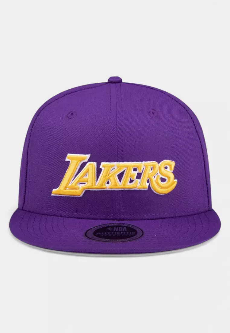 Los Angeles Lakers Mens Flat Cap Core Collection