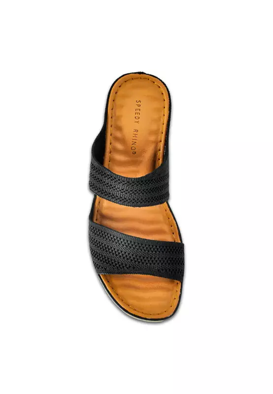 Comfort Slip On Wedge Sandals