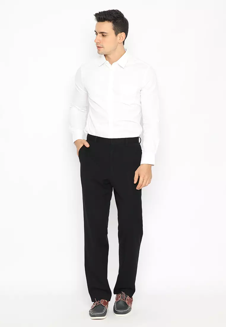 Jobb Sapphire-B Celana Panjang Pria Regular Fit Hitam 3