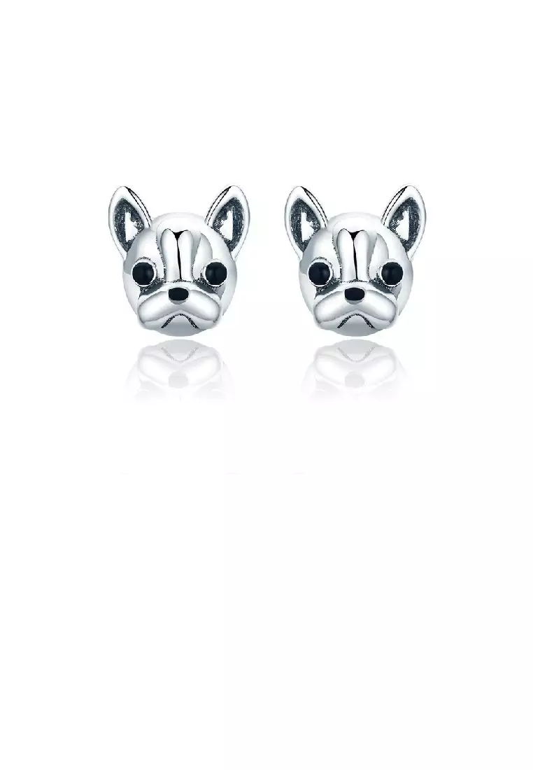 French bulldog stud new arrivals earrings