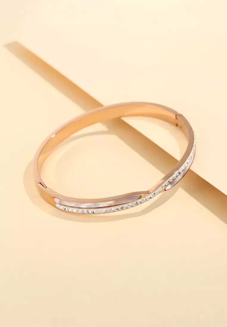 Claudette 手鐲＋Vera 手鐲 套組（玫瑰金）