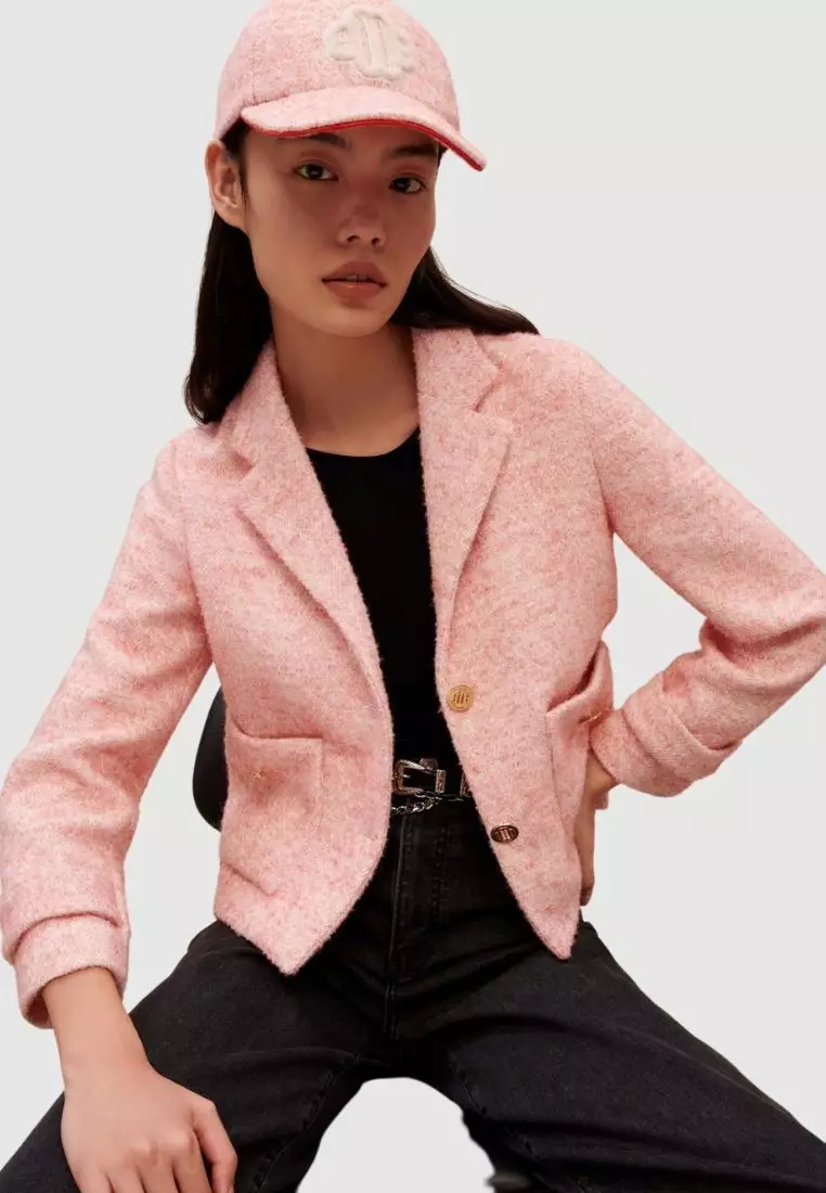 Pink tailored jacket