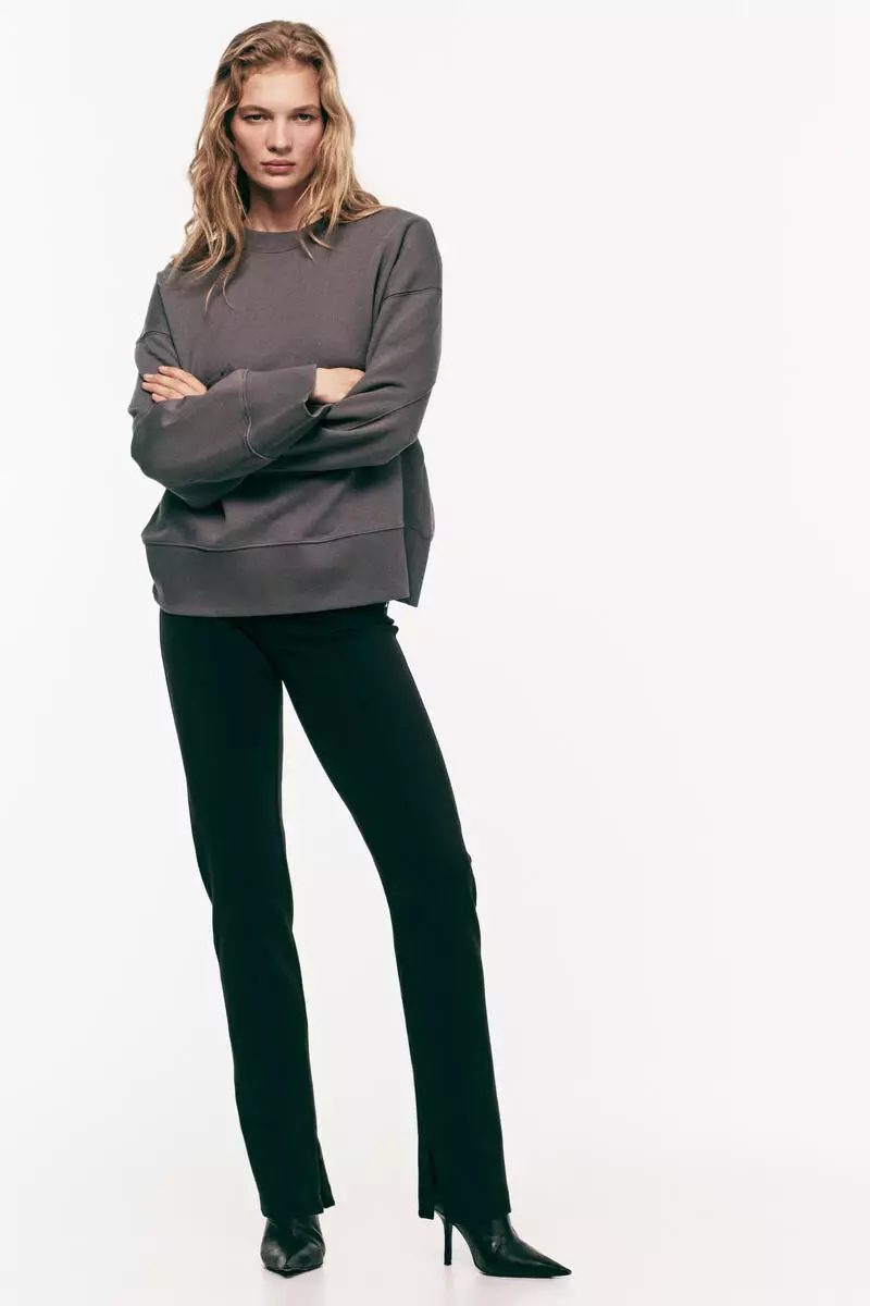 Oversized cotton sweatshirt
