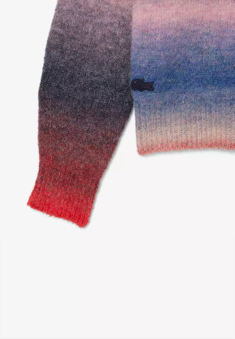 Crew Neck Ombré Sweater