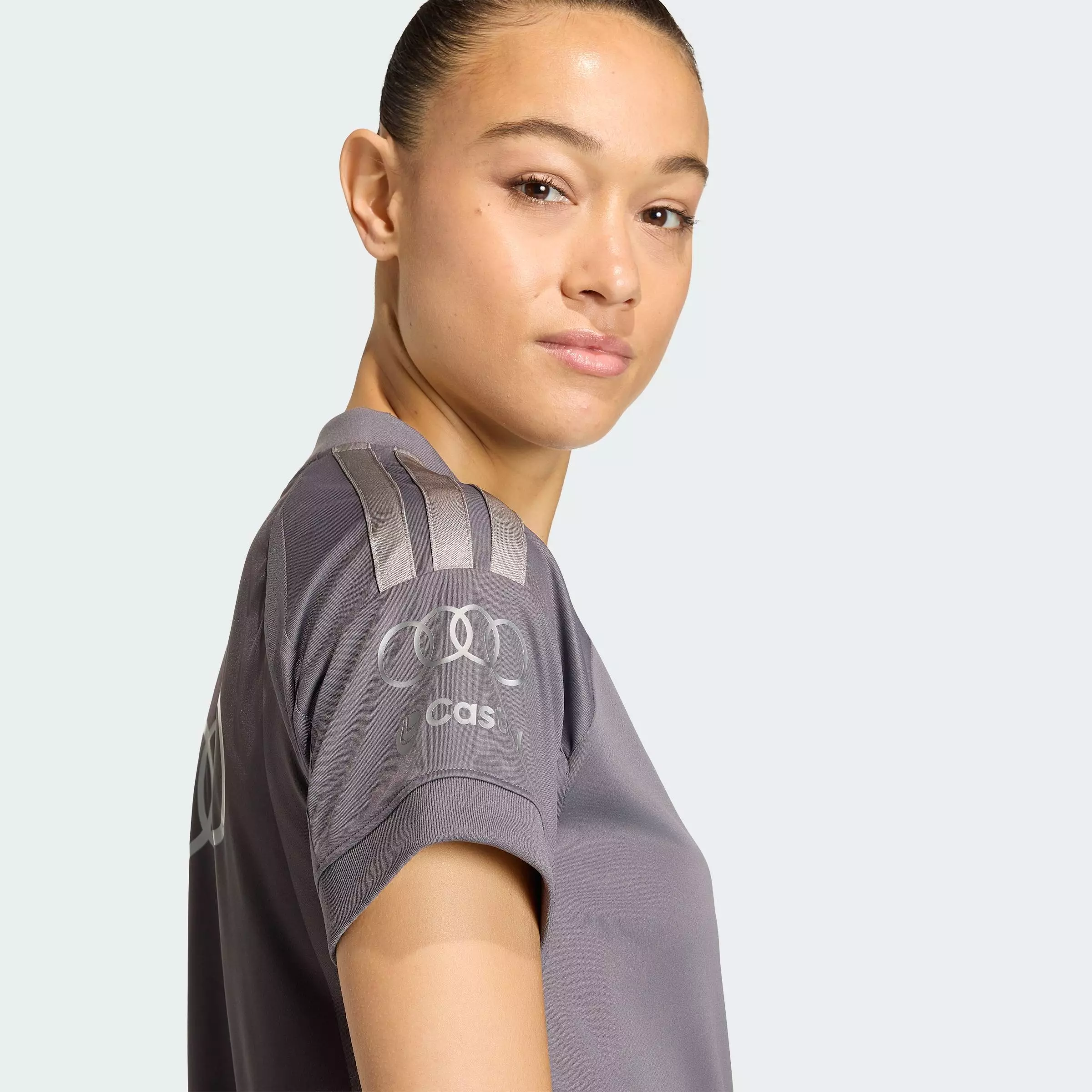 Motorsport AUDI REVOLUT F1 TEAM SHORT SLEEVE DRIVER JERSEY REPLICA Women Grey KF0941