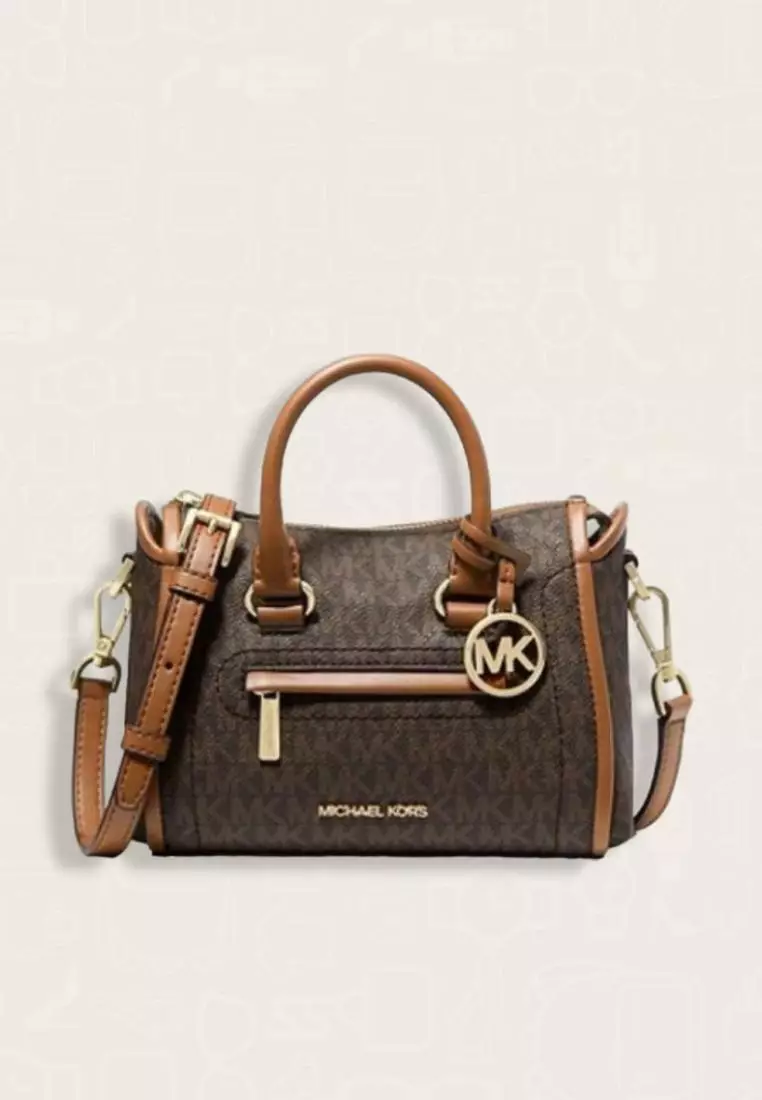 Jual MICHAEL KORS Michael Kors Carine Extra Small Pebbled Leather