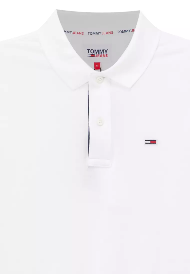 Pure Cotton Slim Fit Polo Shirt - Tommy Jeans