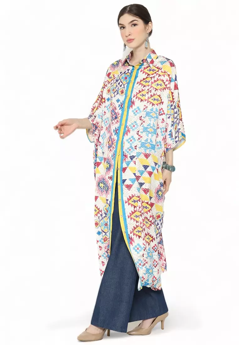 Kanzi Collared Kaftan