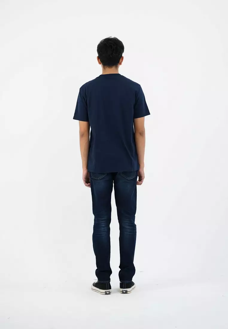 Greenlight Men's T-Shirt Short Sleeve Regular Fit Cotton Logo Script Lyron OL-C211224