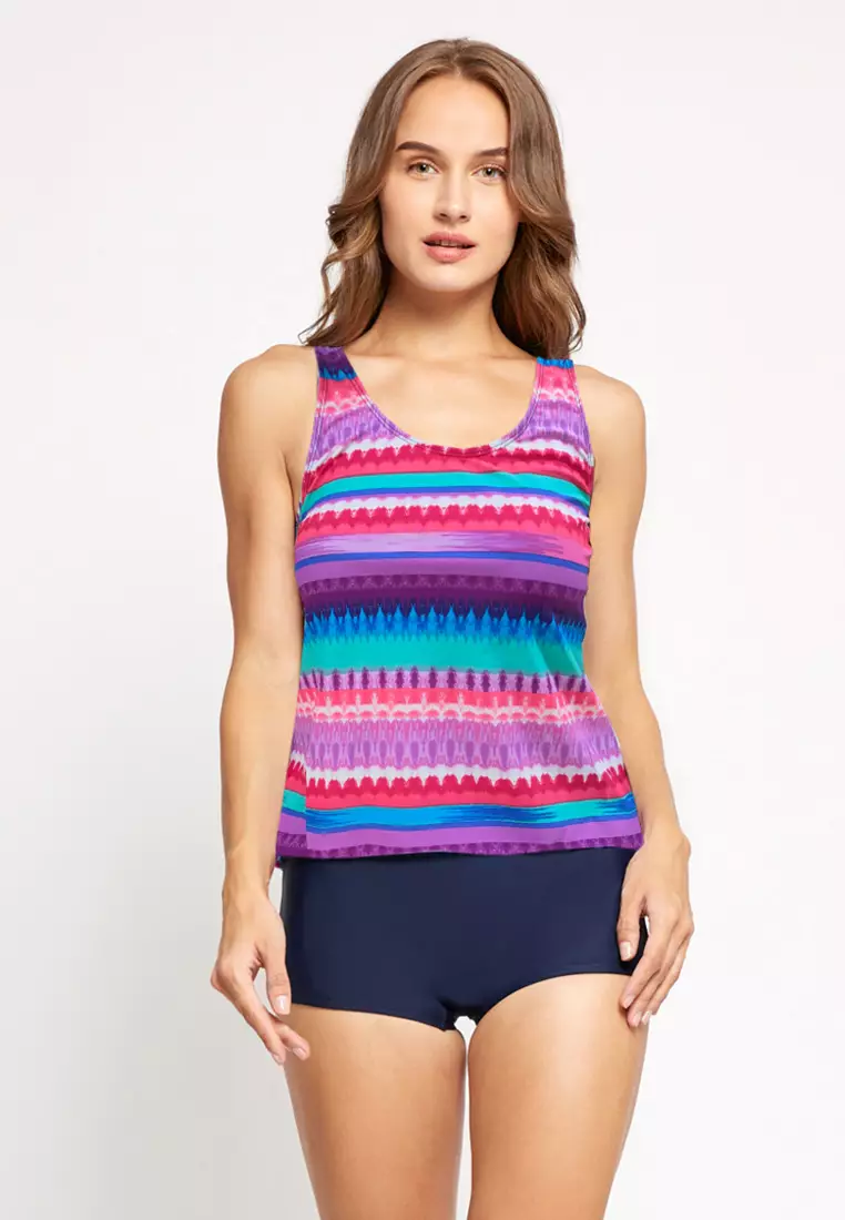 Buy FUNFIT Athleiswim Tankini Top (Butterfly) Online