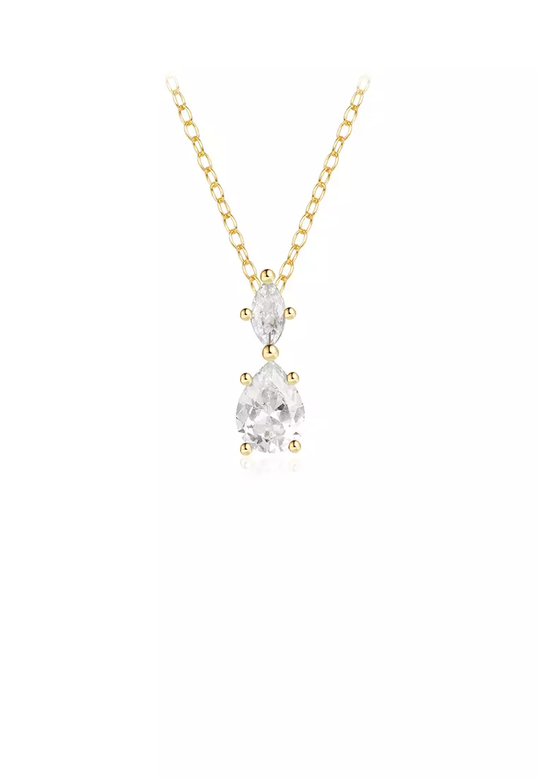 Gold drop sales pendant