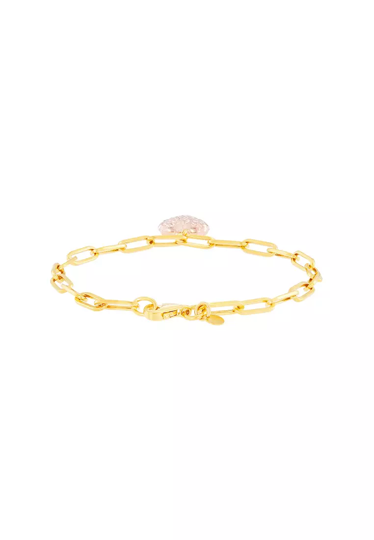 HABIB Oro Italia 916 Yellow and Rose Gold Bracelet GW38860322(YR)-BI (22K Gold)