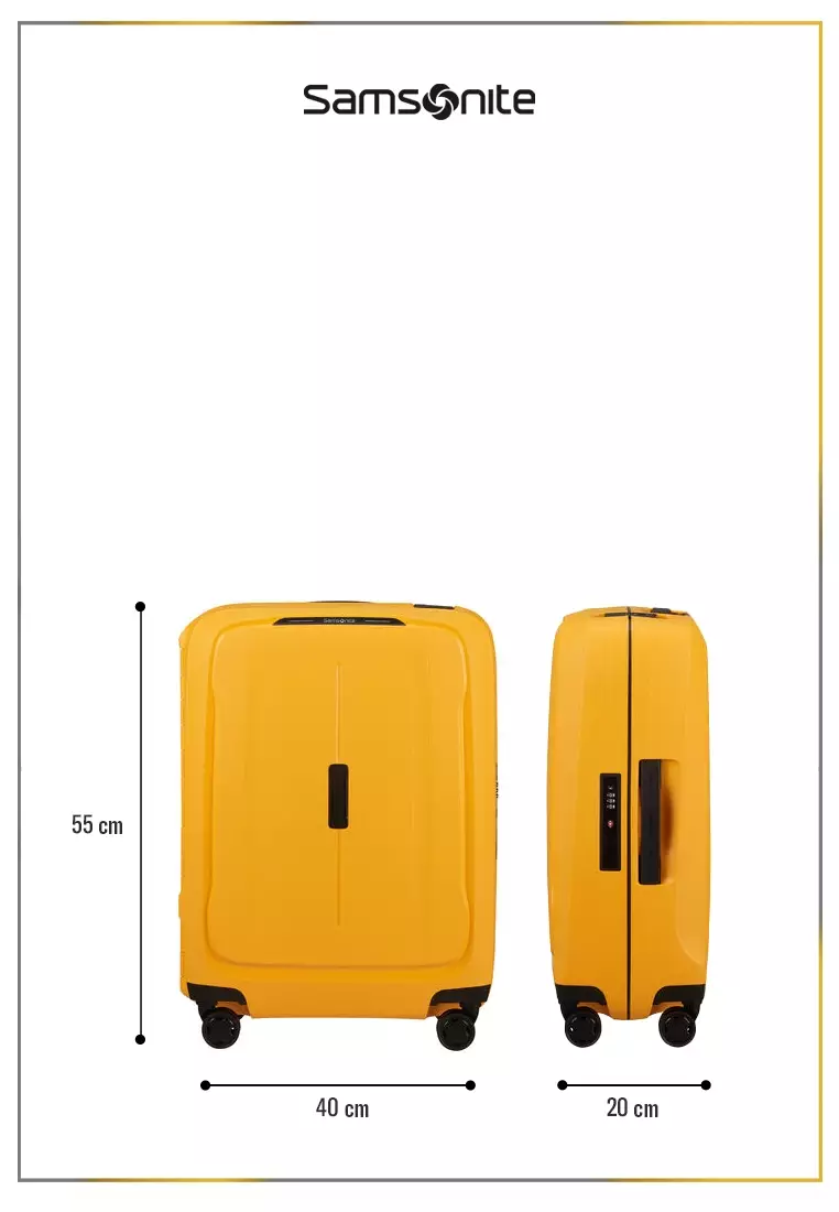 Samsonite Koper Hardcase Essens Spinner Cabin 20 Inch - Radiant Yellow