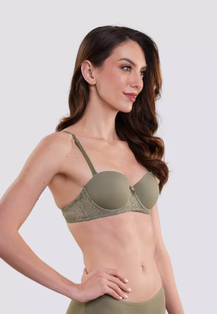 Petal Perfection Half Cup Bra With Molded Pads Underwear For Women