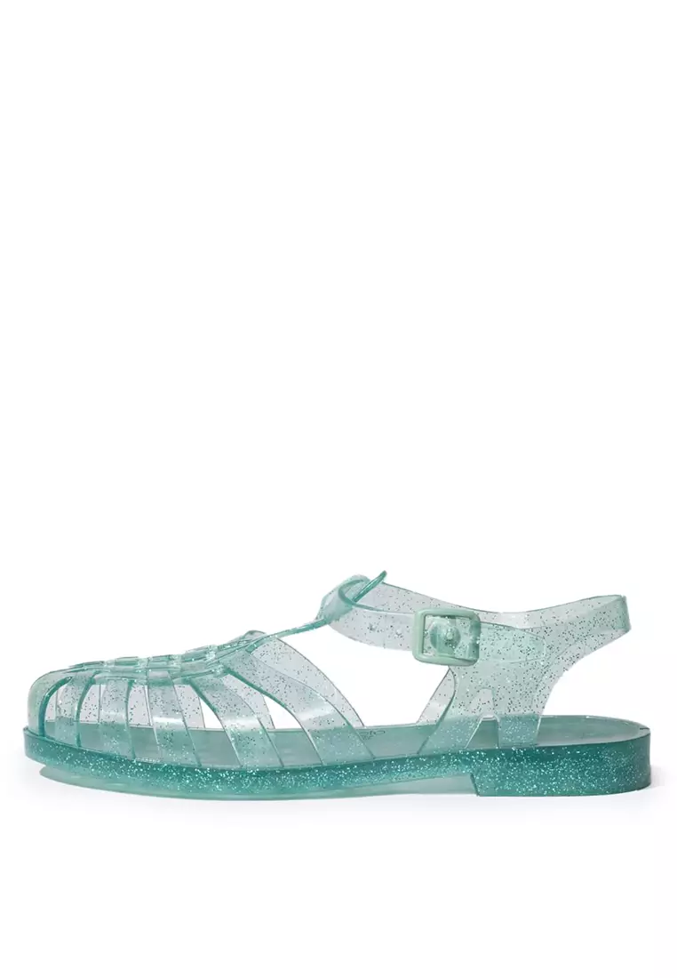 Discount on DeFacto  shoes - SKU: Turquoise Sandals
