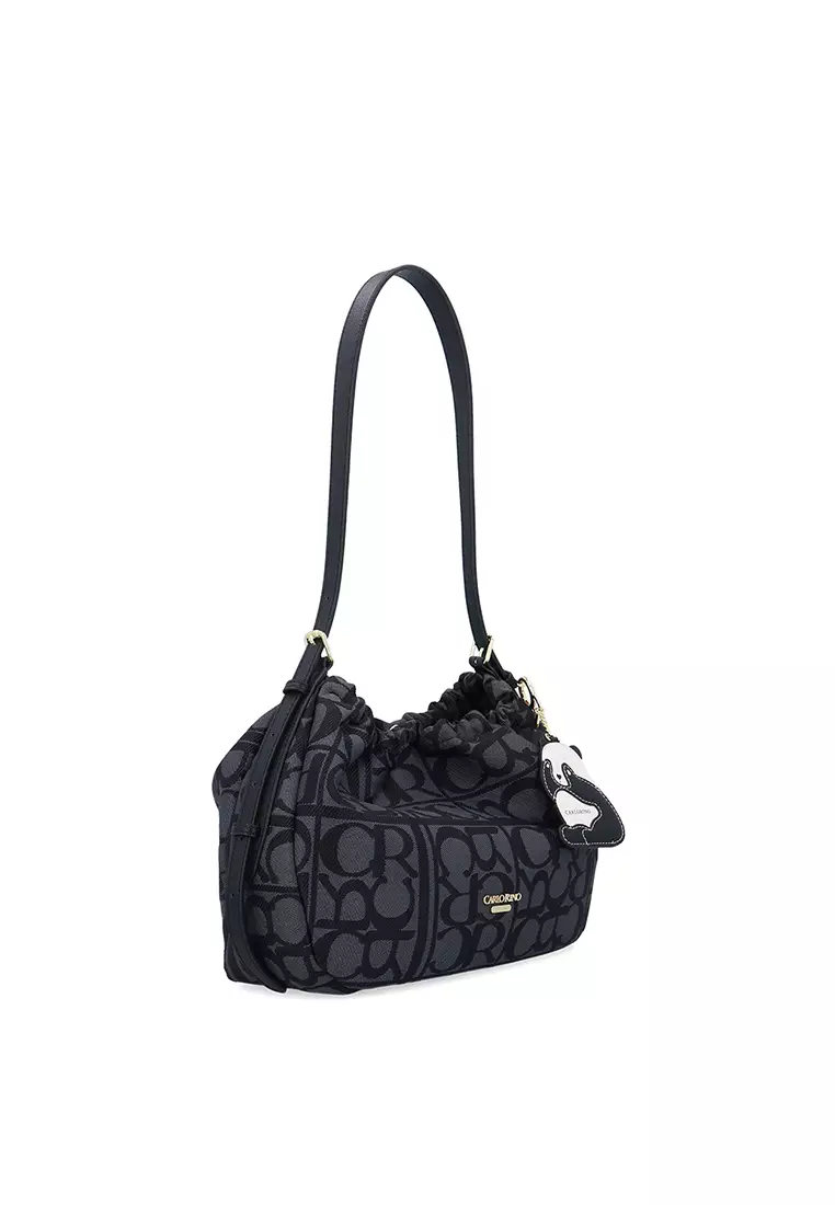 Pandarama Plushe Hobo - Black